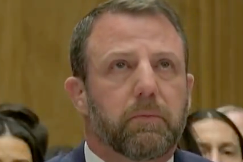 Teary Markwayne Mullin breaks down after being skewered at explosive ...