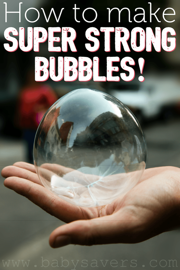 Super strong bubbles for unbreakable fun