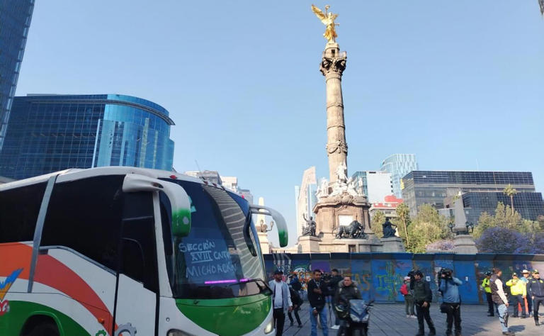 En vivo marcha de la CNTE en CDMX y plantón en el Zócalo; minuto a ...