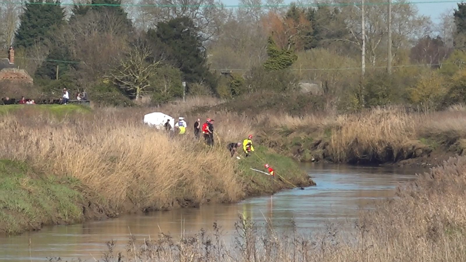Girl's body found after car carrying five teenagers crashes into river
