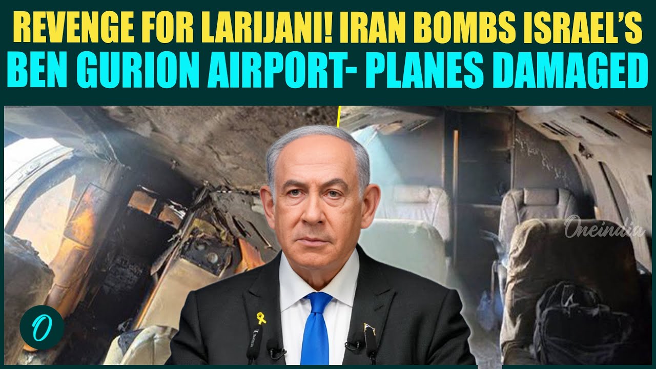 Iran rains missiles on Israel’s Ben Gurion Airport - 3 planes ...