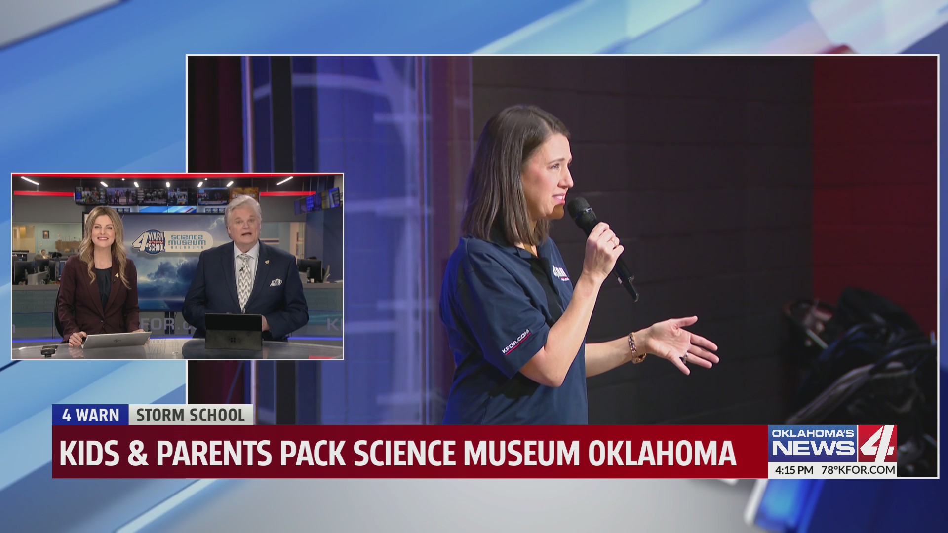 Kids & parents pack Science Museum Oklahoma
