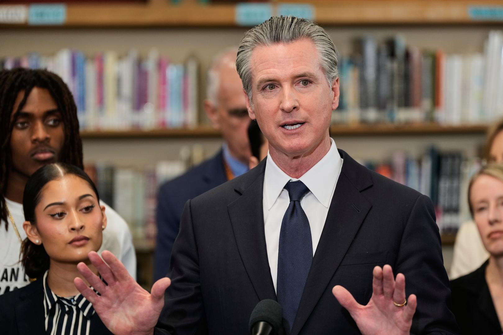 California Gov. Gavin Newsom says he