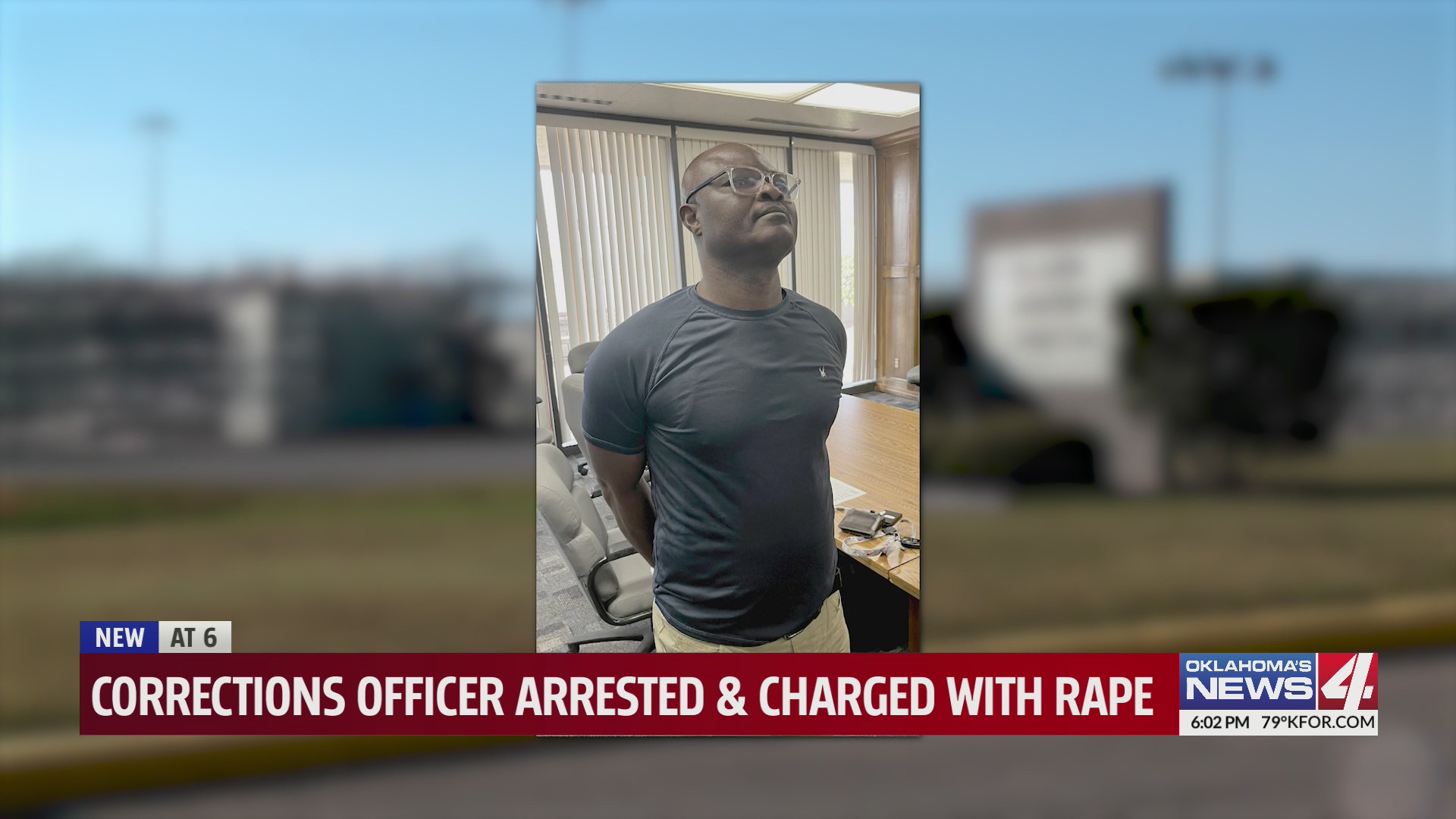 Corrections officer arrested & charged with rape