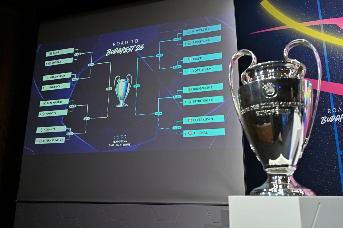 Champions League quarter-final draw in full: Arsenal get Sporting tie