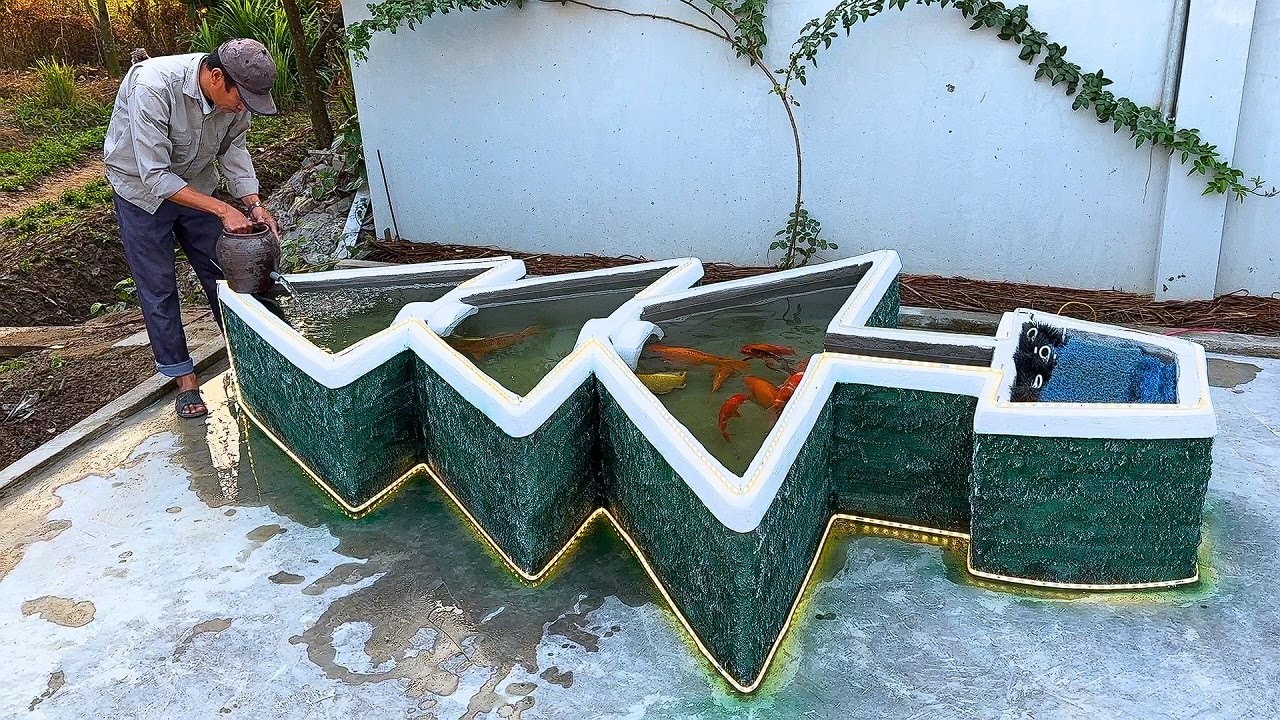Christmas tree - How to make outdoor aquarium sustainable