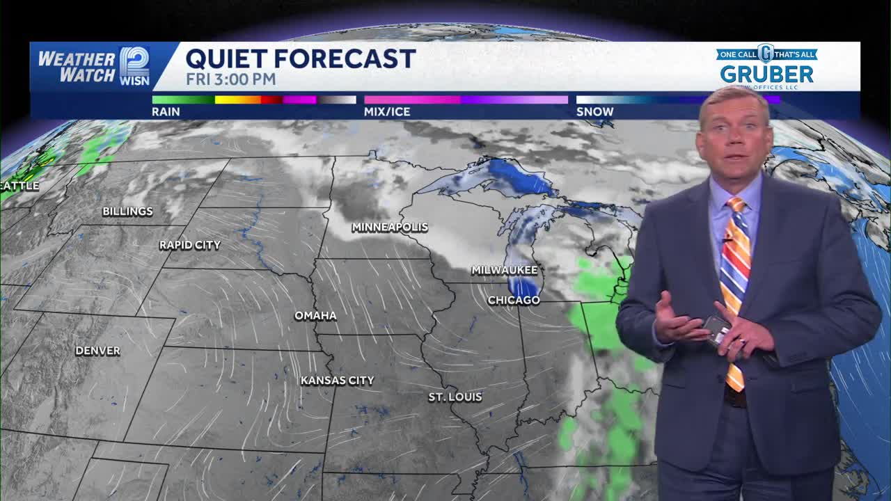A quieter and warmer weather for SE Wisconsin
