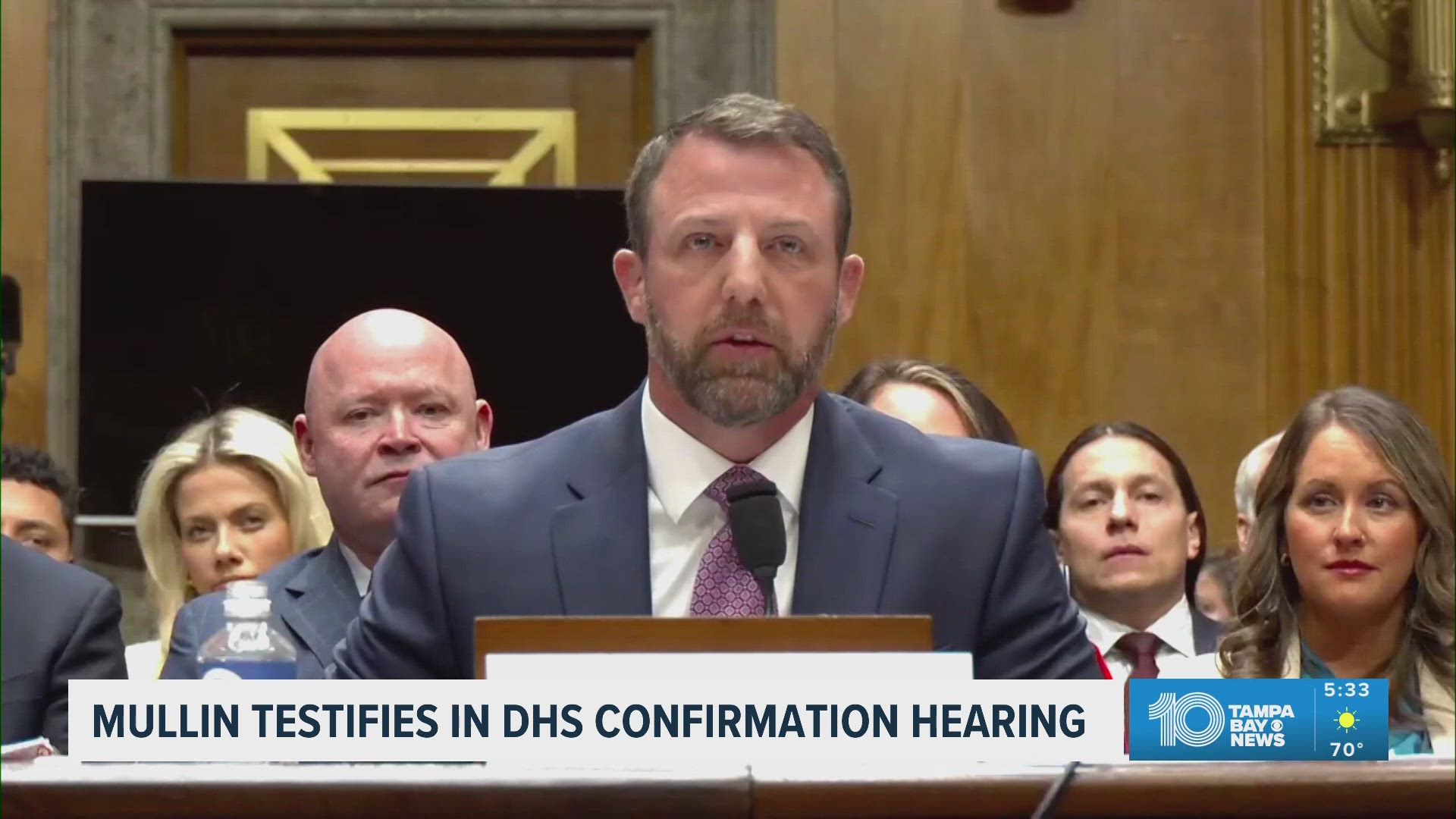 During Senate confirmation hearing, pick to replace Noem as head of DHS ...