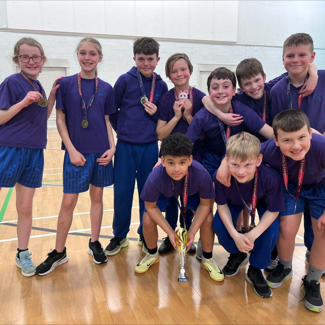Gretton Primary dodgeball team wins two competitions to reach regional ...
