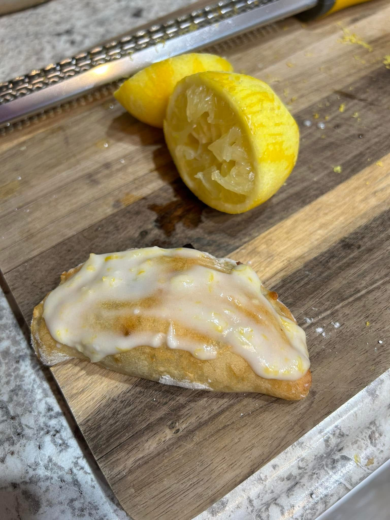 Lemon blueberry turnovers