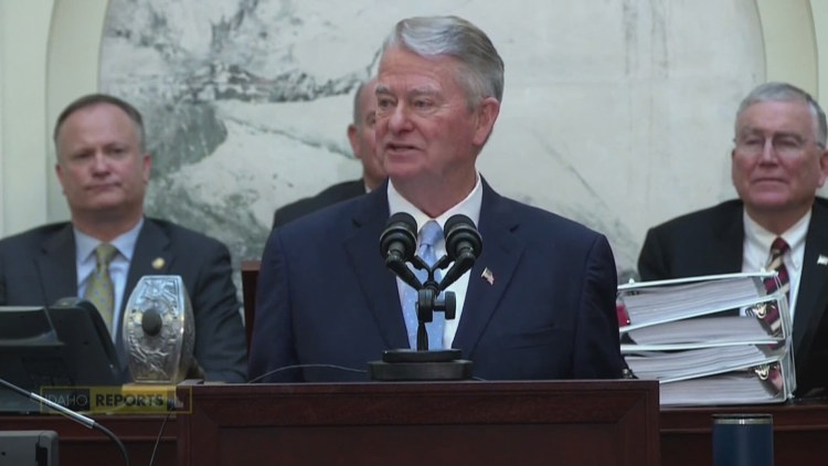 Idaho governor vetoes five bills after session adjourns