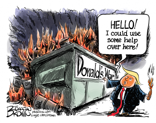 Editorial: Political cartoons from Jonathan Brown