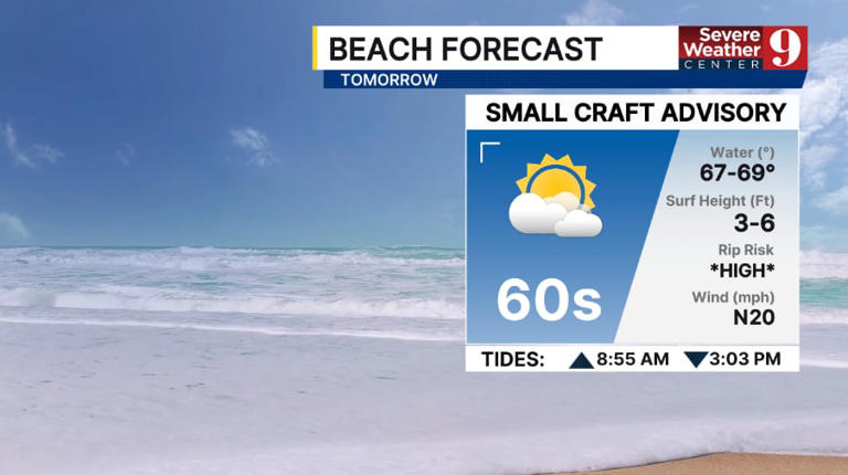 Cool day in Central Florida gives way to warming trend and sunny skies