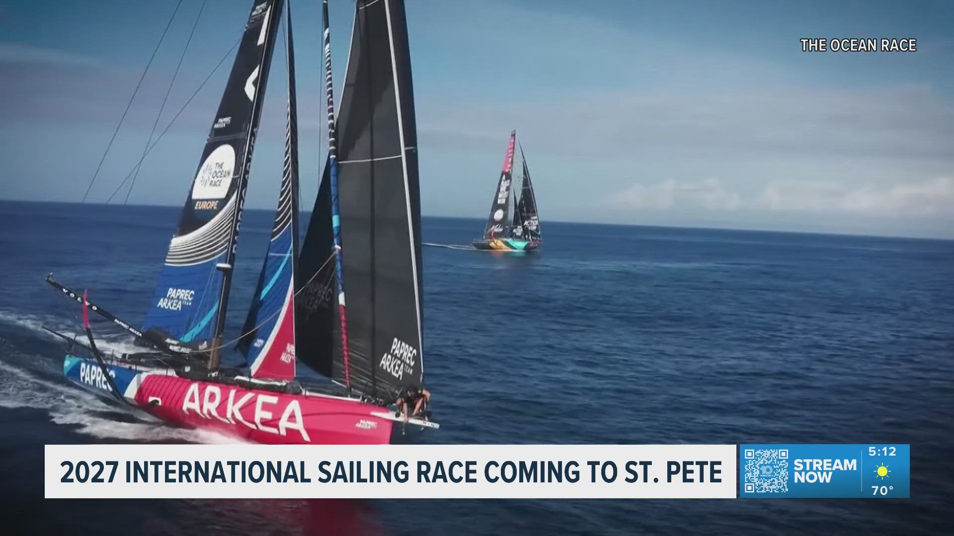 The Ocean Race will be coming to St. Pete in 2027