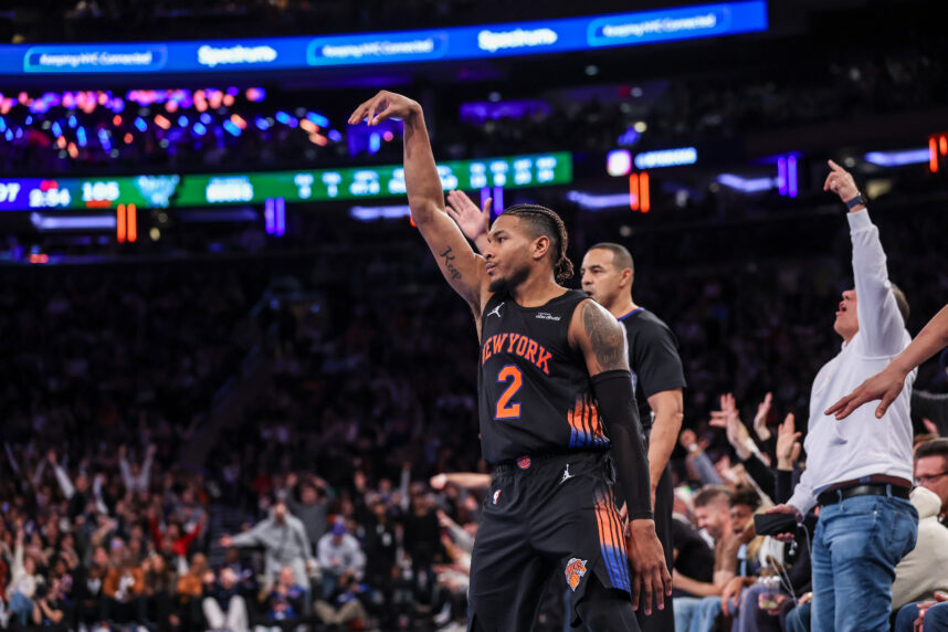 NBA: Milwaukee Bucks at New York Knicks, miles mcbride