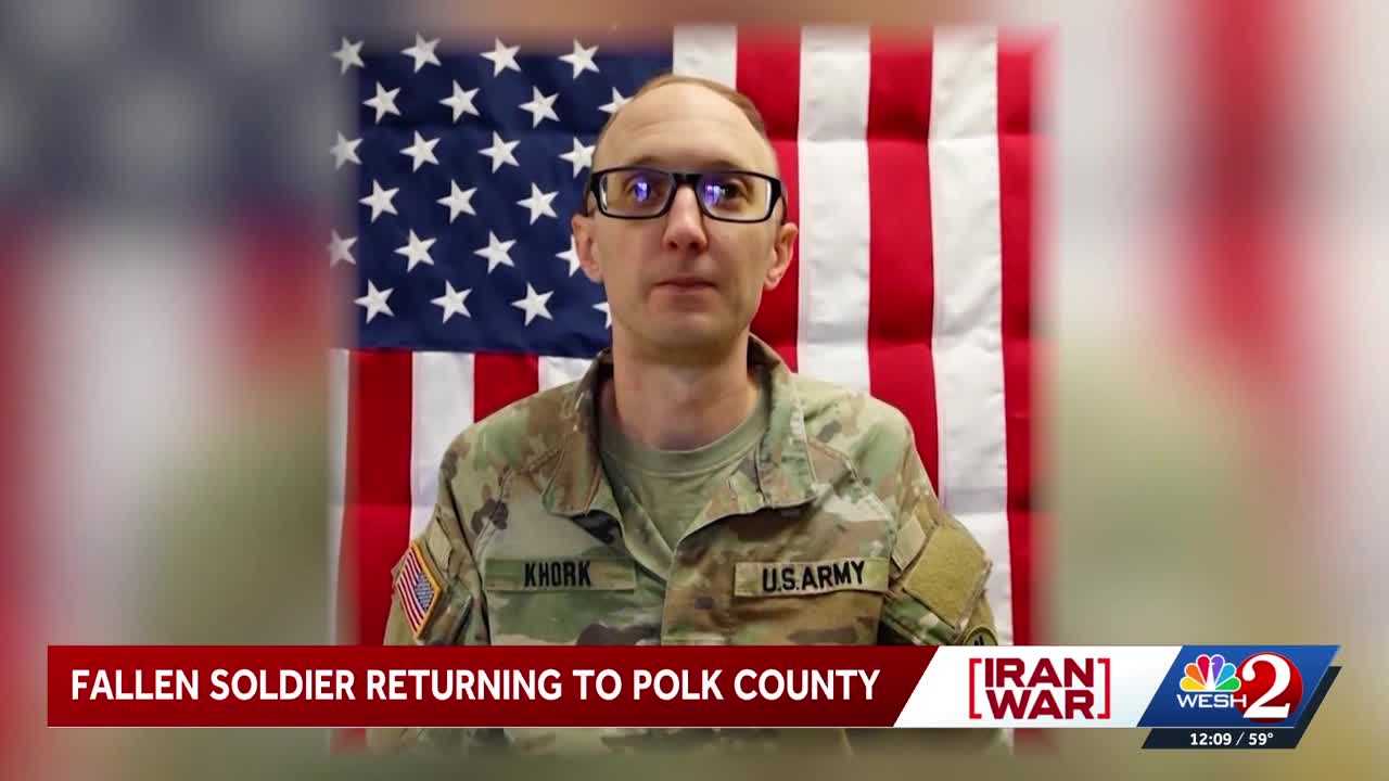 Army Reserve major killed in Middle East returns home to Polk County ...