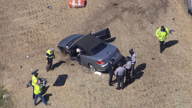 Driver crashes into utility trailer after sheriff's deputy chase on I‑295