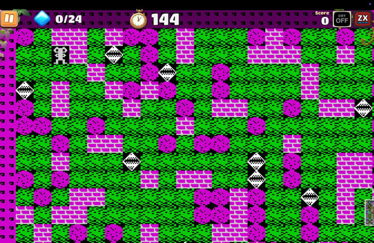 I'm hooked on the ZX Spectrum update to Boulder Dash 40th anniversary
