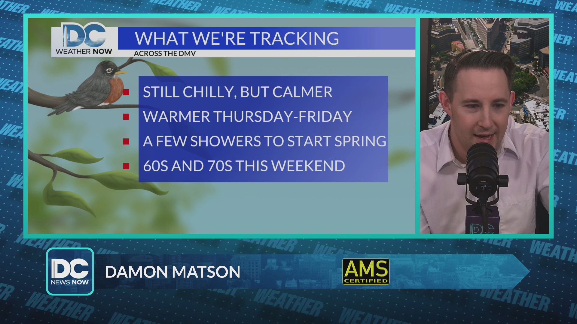 Still chilly, warming up by the first day of spring