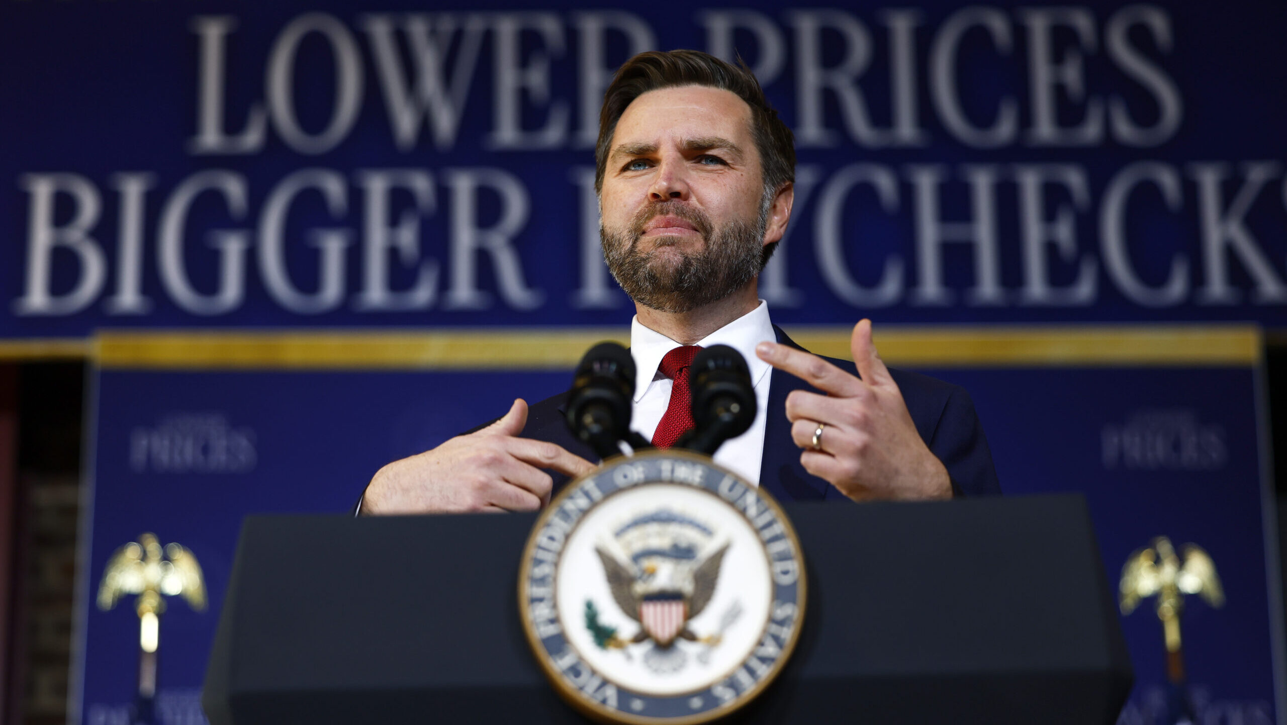 JD Vance says gas prices are higher due to 'Donald Trump's work'