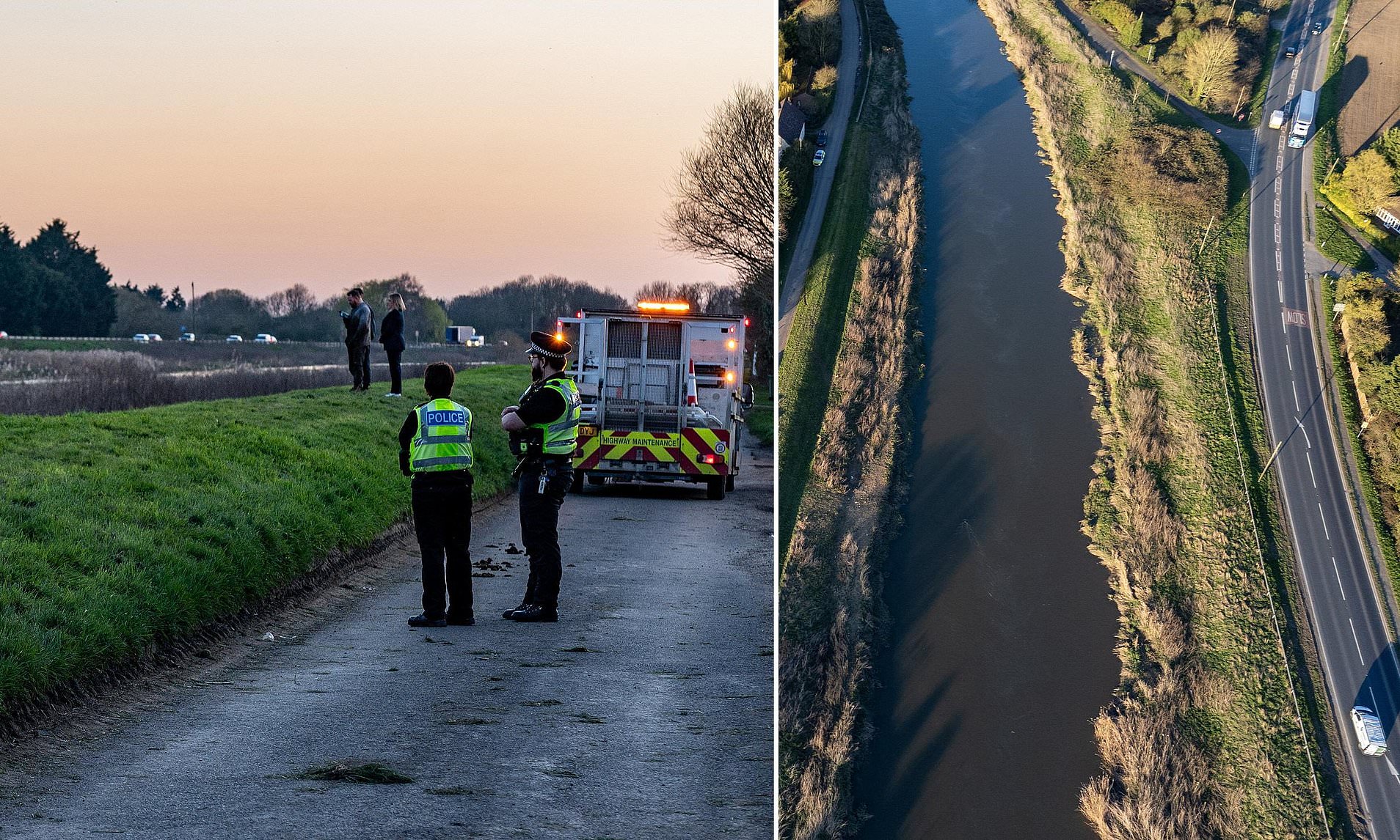 Body of girl found in hunt for two missing teenagers after car plunged ...