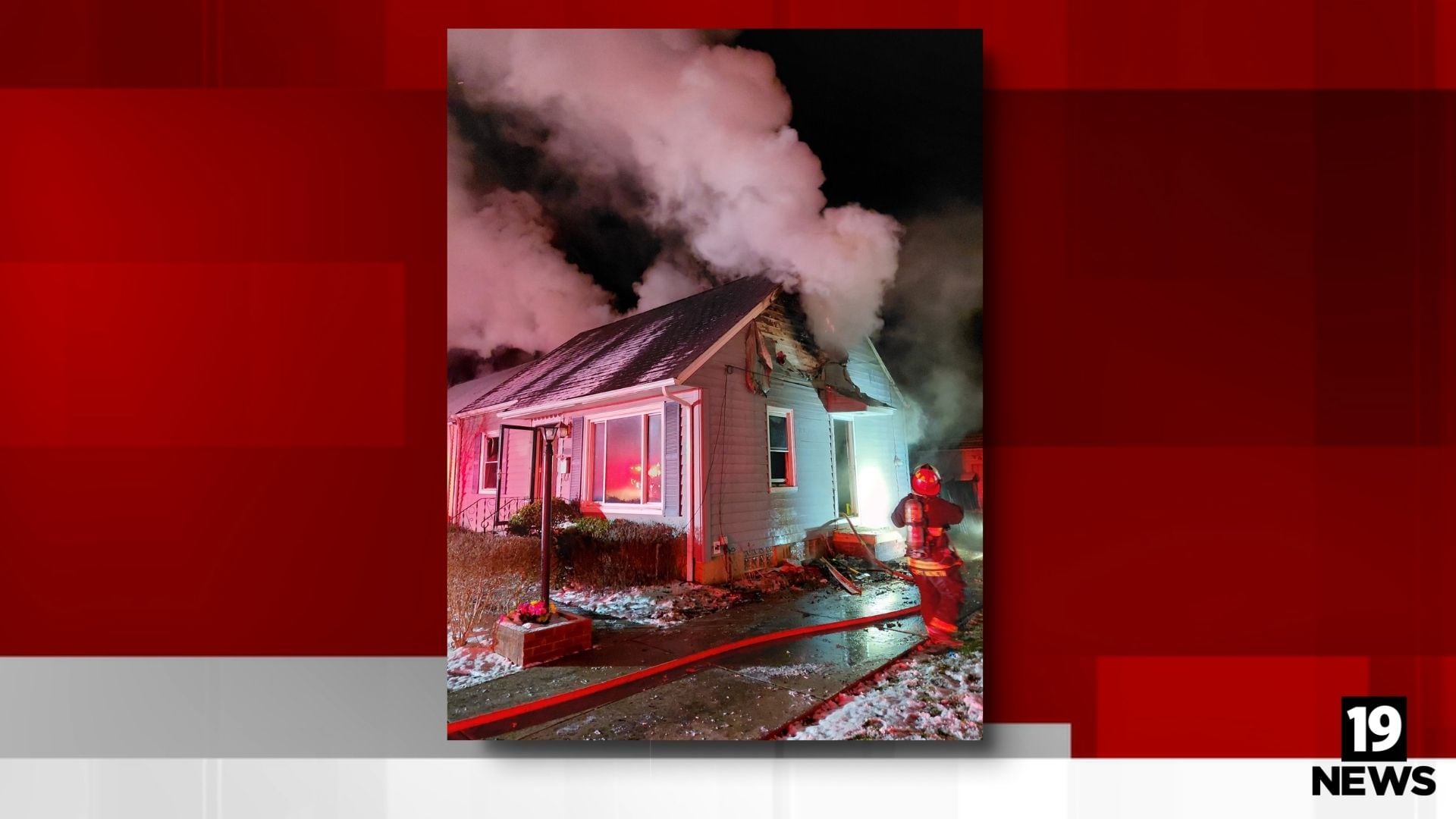 Garfield Heights firefighters battle fire at vacant house