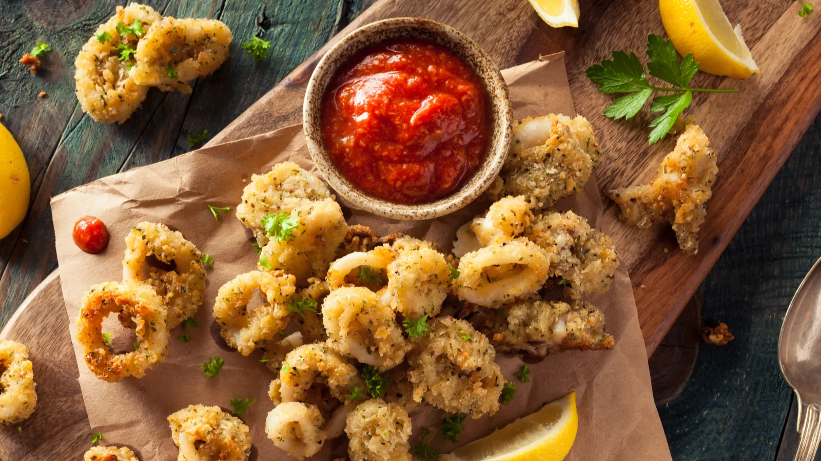 Next time you want fried calamari with marinara, try these popular ...