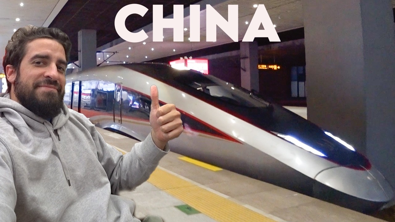 Me subí al tren más rápido y lujoso de China