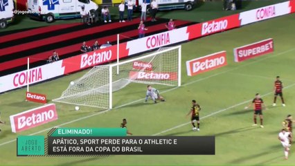 Sport perde para Athletic e está fora da Copa do Brasil