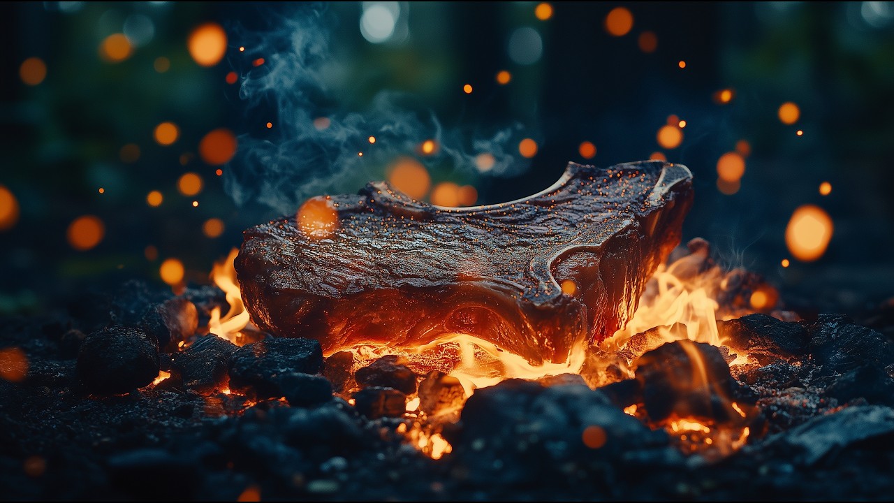 Discover the secret to coal-cooked steak 🥩