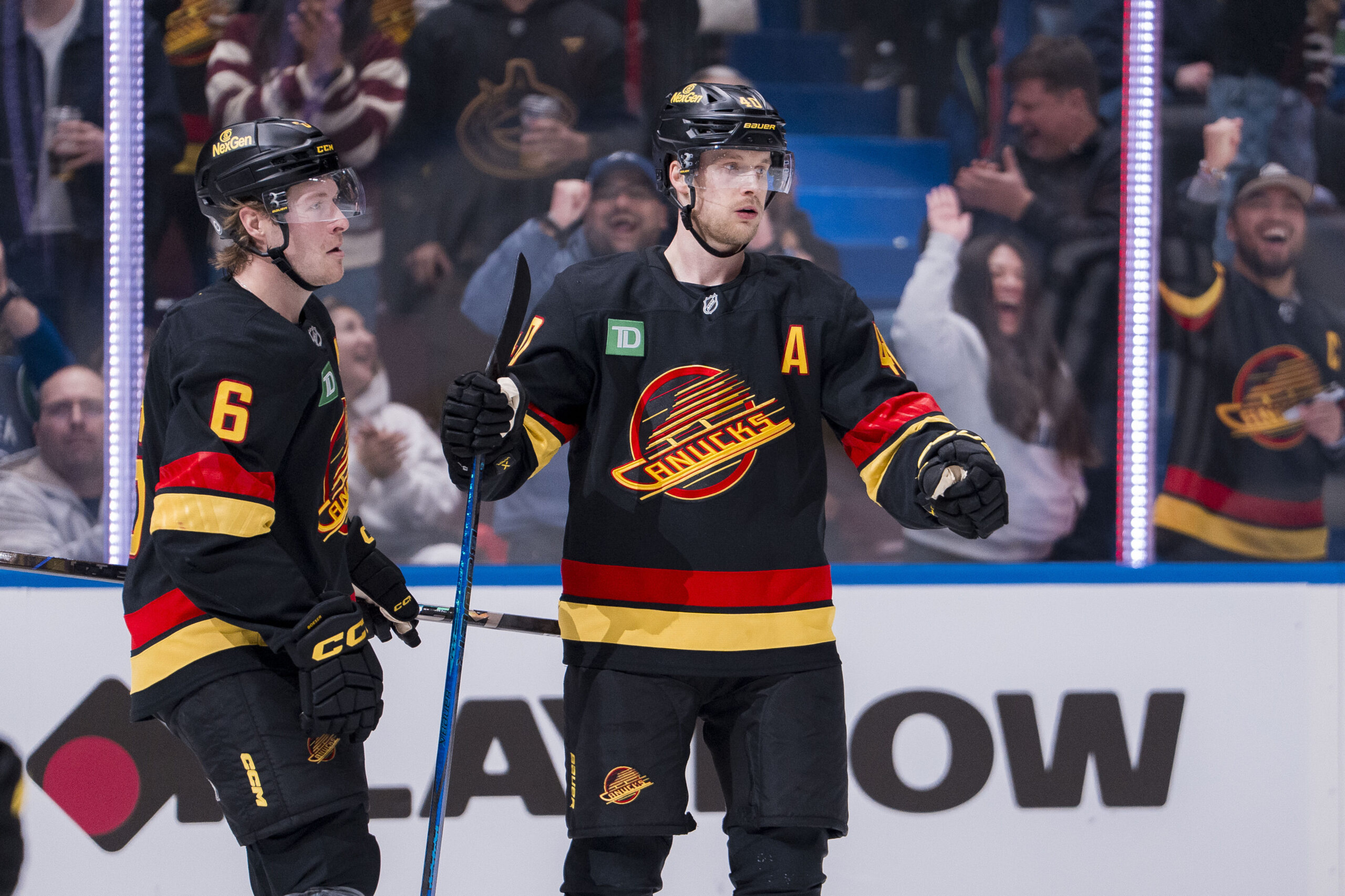 A confident Petey: Canucks’ Boeser and Foote on Pettersson’s multi-goal ...