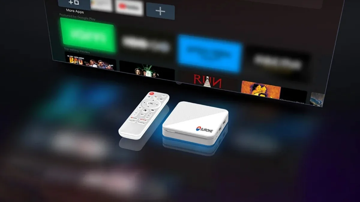 Es como un Roku pero mejorado: TV Box SJROHE con Android TV a mitad de ...