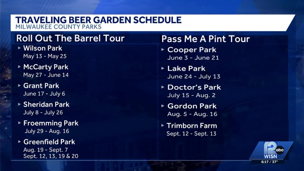 Milwaukee County's traveling beer garden returns with new tours