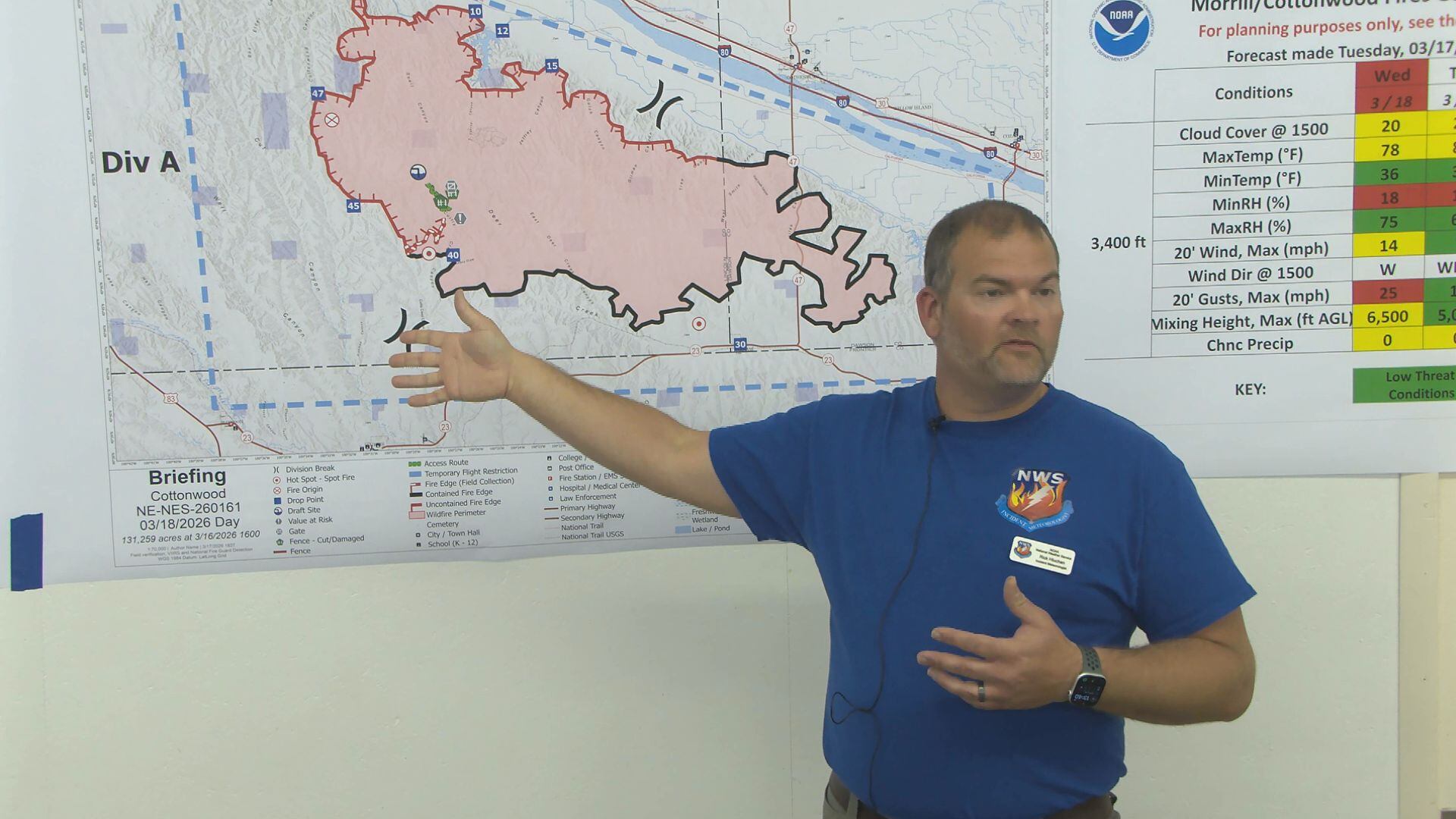 Inside the wildfire response: Incident meteorologist tracks shifting ...