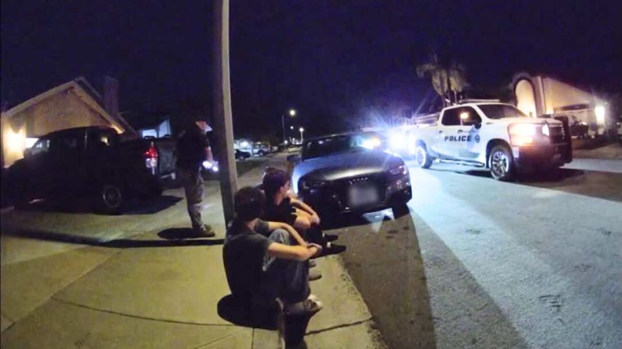 Robbery victim in Orange County struck by suspects’ vehicle; 4 arrested