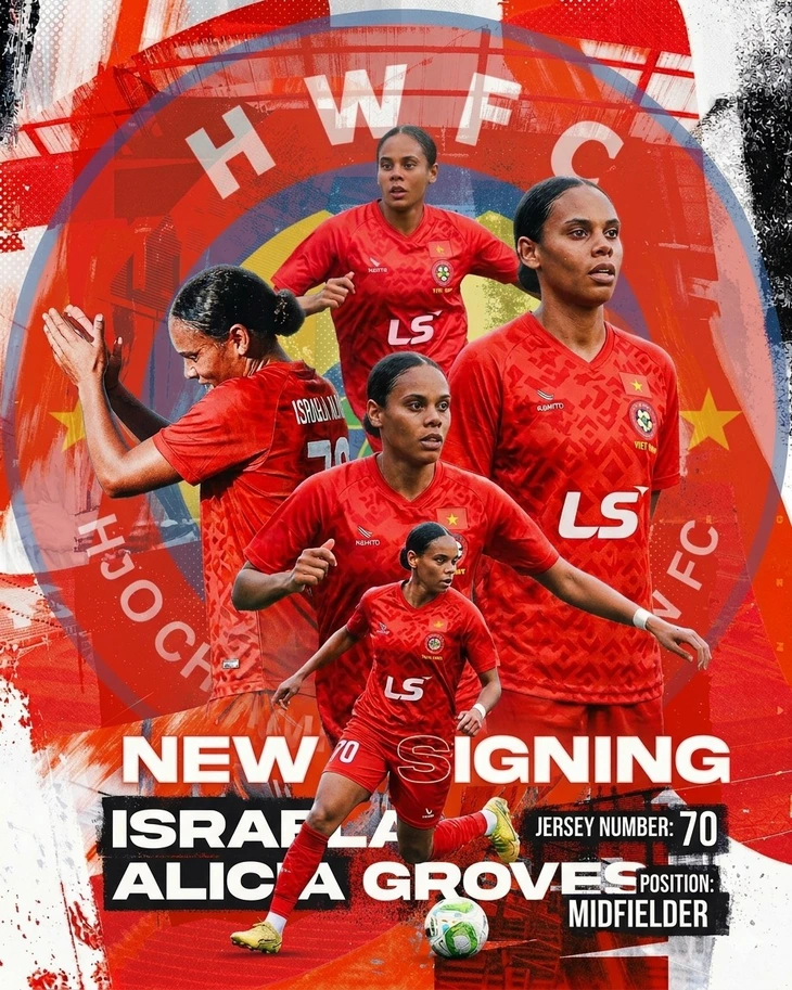 CLB nữ TP.HCM công bố ngoại binh khủng