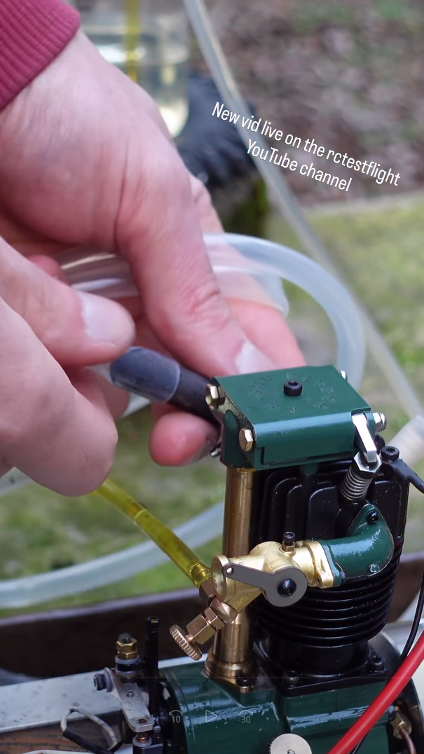 4 stroke OHV gasoline engine converted into a generator from Stirlingkit