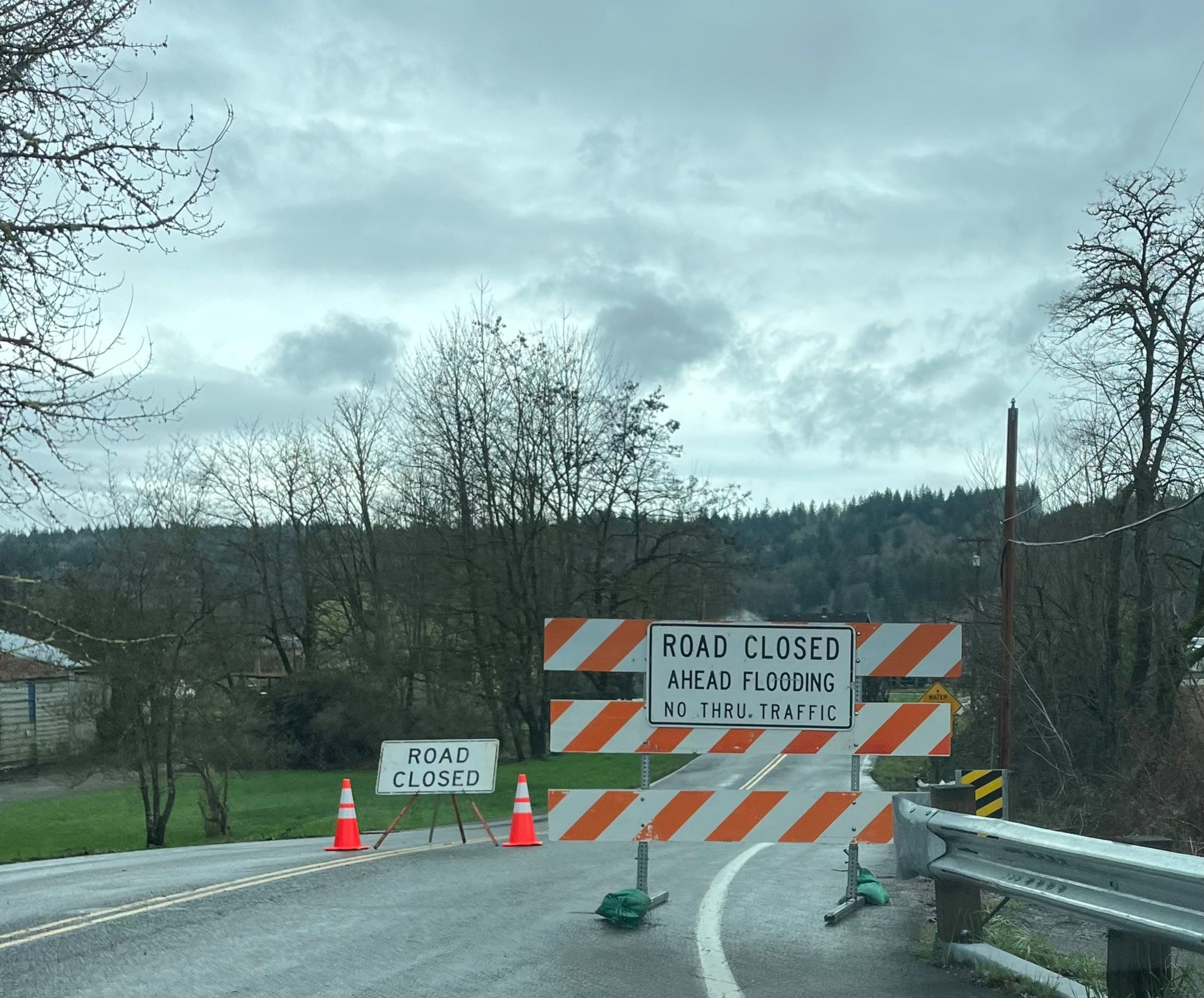 Several Carnation roads closed due to flooding