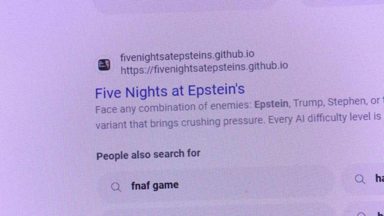 Parent shocked after child played ‘Five Nights at Epstein’s’ game on ...
