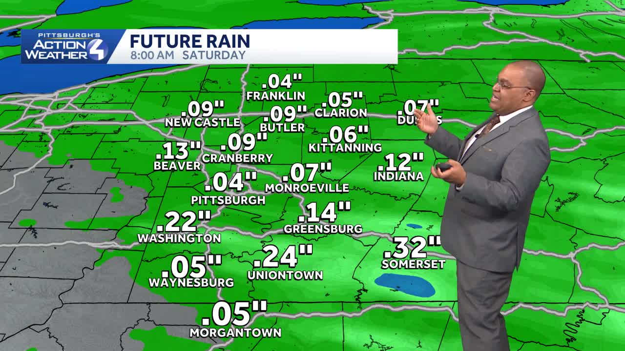 March 18 forecast: Warming up with light rain chances for Pittsburgh
