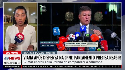 “Parlamento precisa reagir”, diz Carlos Viana após Gilmar Mendes liberar depoimento de Leila Pereira
