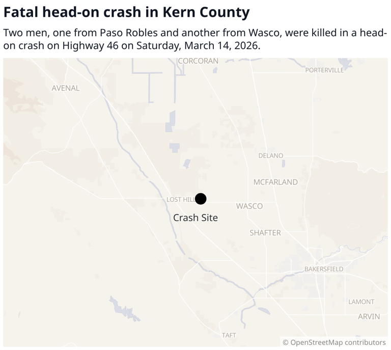 Paso Robles man dies in head-on crash that killed both drivers
