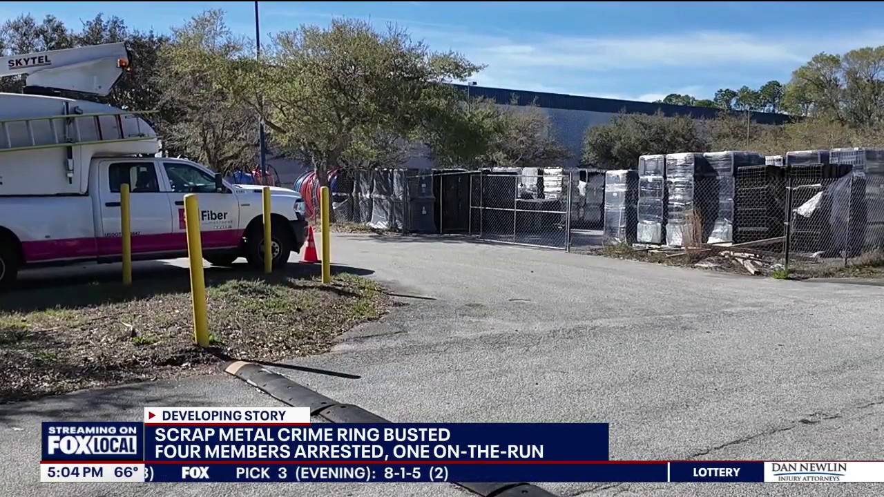 4 arrested, one sought in Florida restaurant equipment theft ring