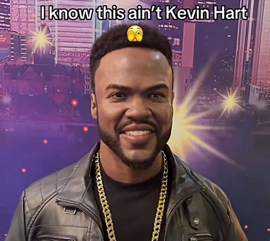 Kevin Hart shocked by his new Hollywood wax figure: 'This is an attack'