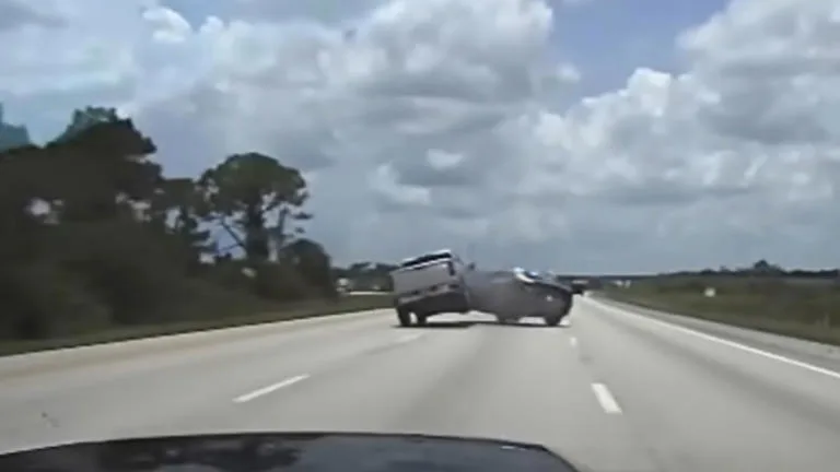 Florida chase turns wild after Silverado driver spins out patrol car ...