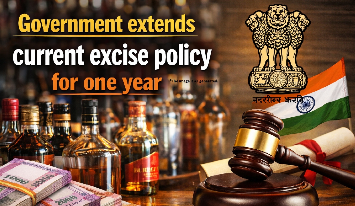 Government extends current excise policy for one year