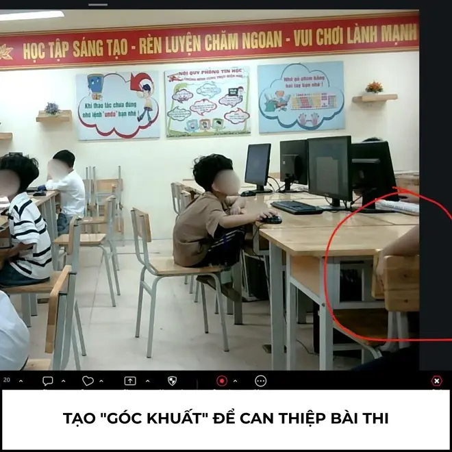 Giám thị gian lận 'nhắc bài thí sinh, phát tán đề thi VioEdu'... thí sinh bị hủy kết quả thi