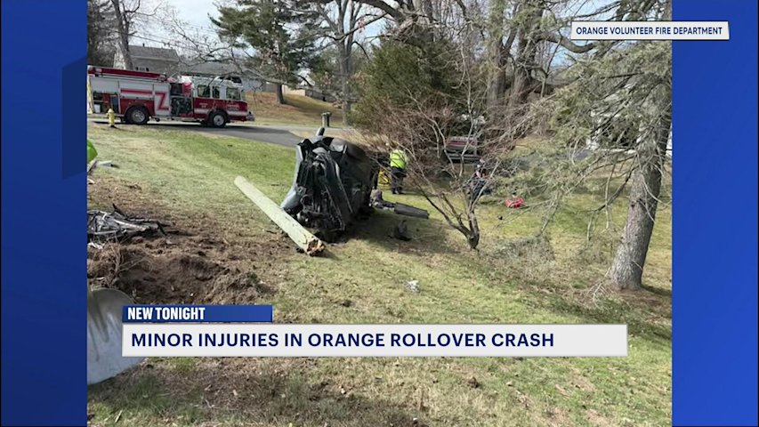 Fire officials: Rollover takes out utility pole and causes road closure