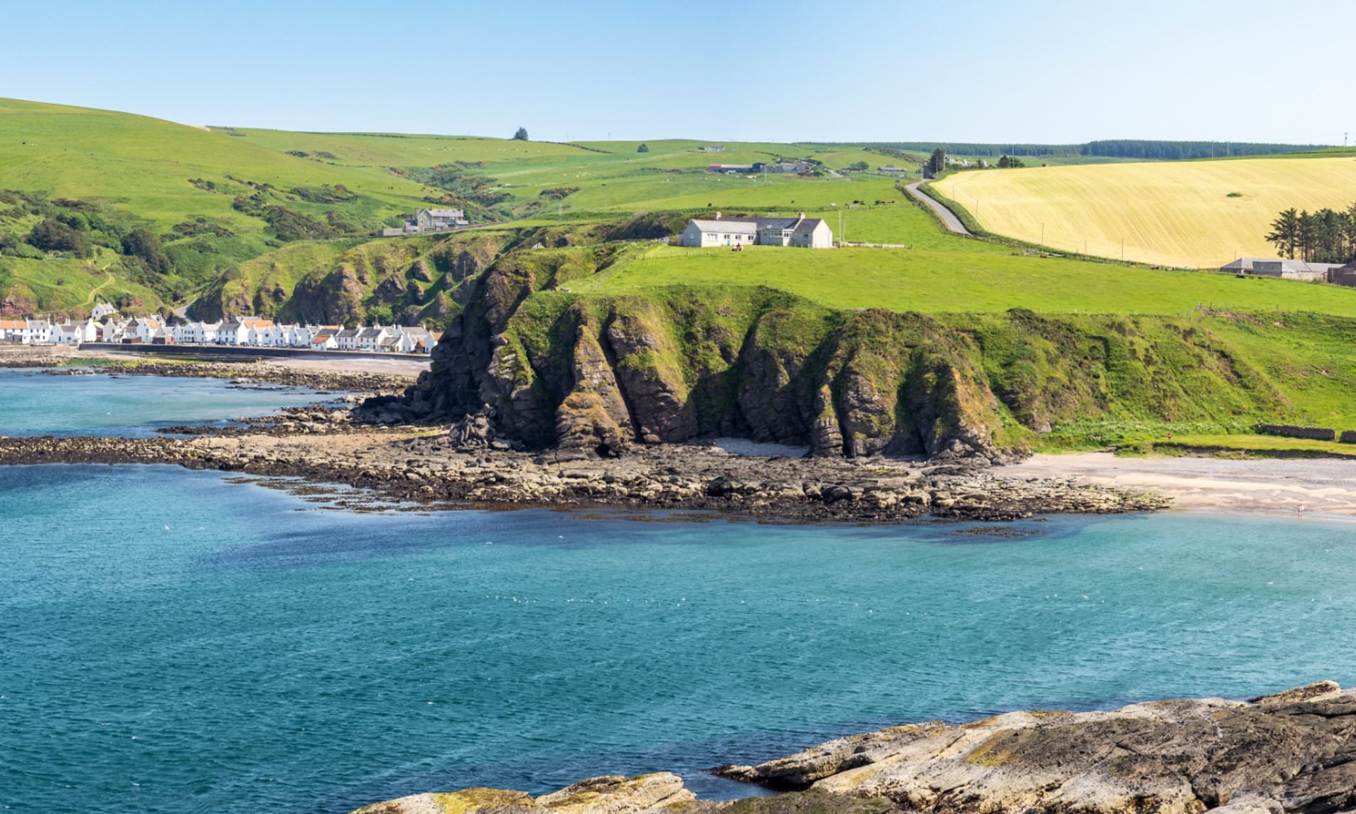 The seaside village in Scotland with amazing coastal views - and just ...