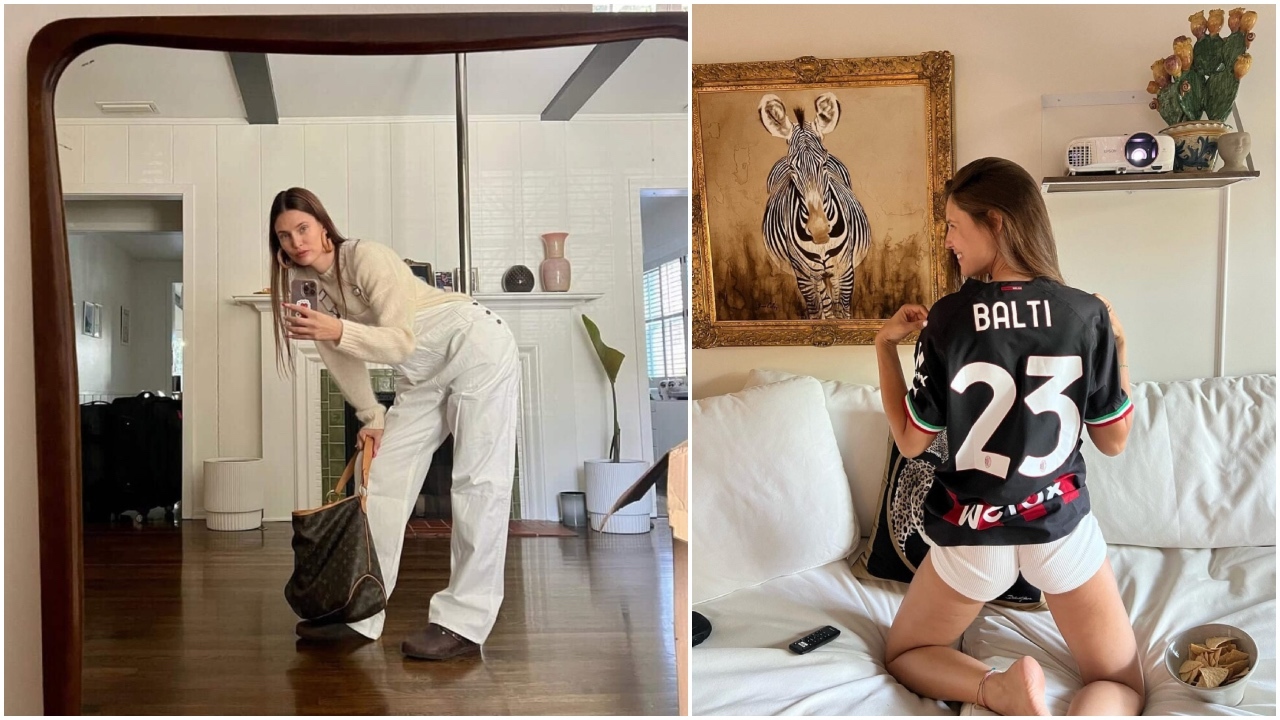 Bianca Balti, la casa total white a Los Angeles: la cucina in legno, il ...